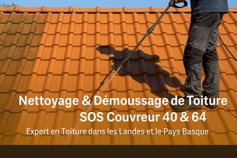 Démoussage de Toiture = Nettoyage et démoussage toiture Landes et Pays Basque