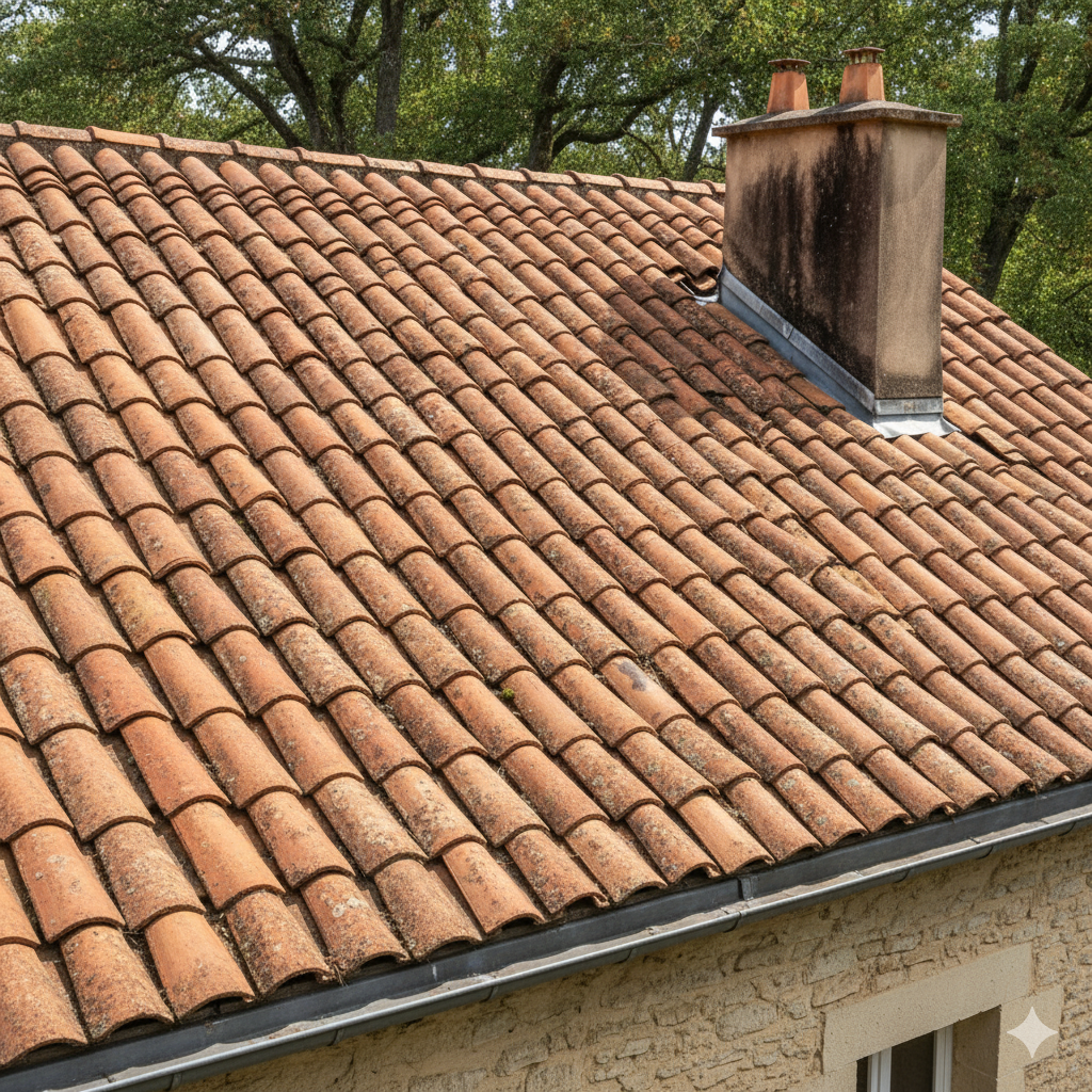 toiture ancienne à Bayonne