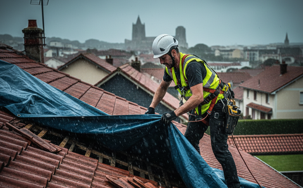 Dépannage et Urgence Couvreur 24/7 à Bayonne